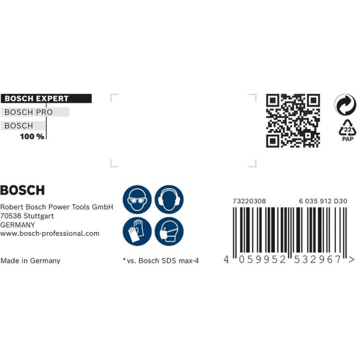 Foto von Bosch EXPERT SDS max-8X Hammerbohrer, 18x400x540 mm