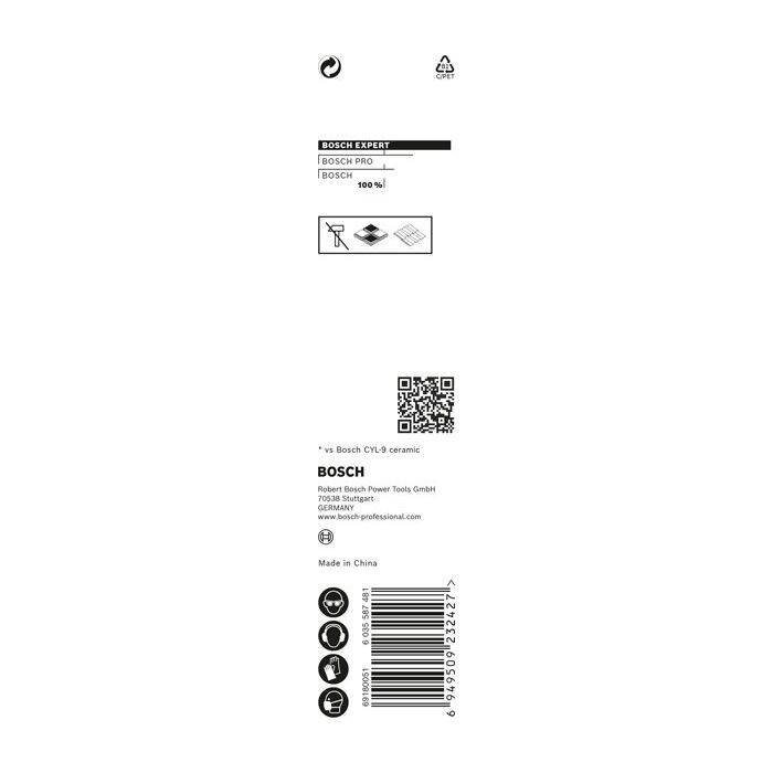 Foto von Bosch EXPERT HEX-9 Hard Ceramic Bohrer, 6x90 mm