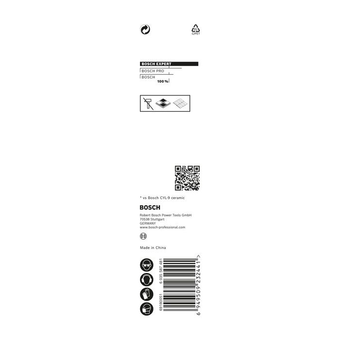 Foto von Bosch EXPERT HEX-9 Hard Ceramic Bohrer, 8x90 mm