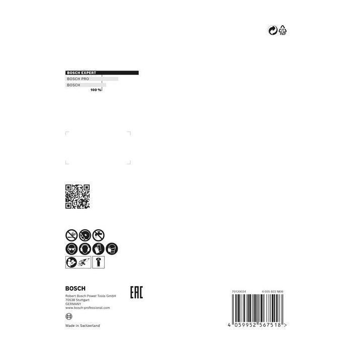 Bild von Bosch EXPERT Multi Material Carbide-Trennscheibe, 125 x 22,23 mm, X-Lock