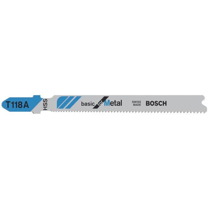 Foto von Bosch Stichsägeblatt T 118 A Basic for Metal, 5er-Pack
