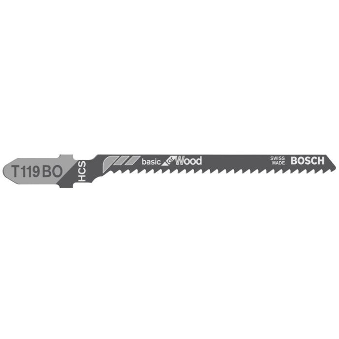 Bild von Bosch Stichsägeblatt T 119 BO Basic for Wood, 5er-Pack