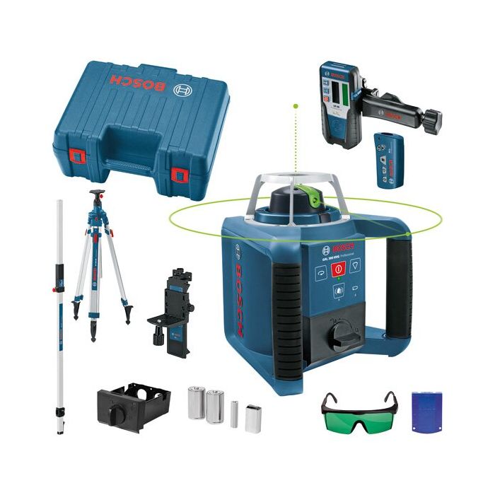 Bild von Bosch Rotationslaser GRL 300 HVG mit Baustativ BT 300 HD u. Messstab GR 240