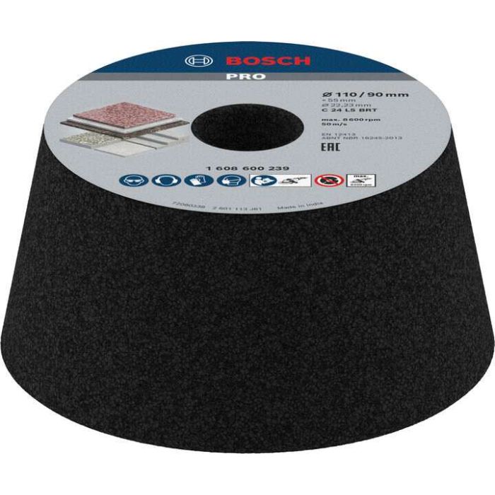 Bild von Bosch PRO Stone Konischer Schleiftopf, 90 x 110 x 55 mm, K24
