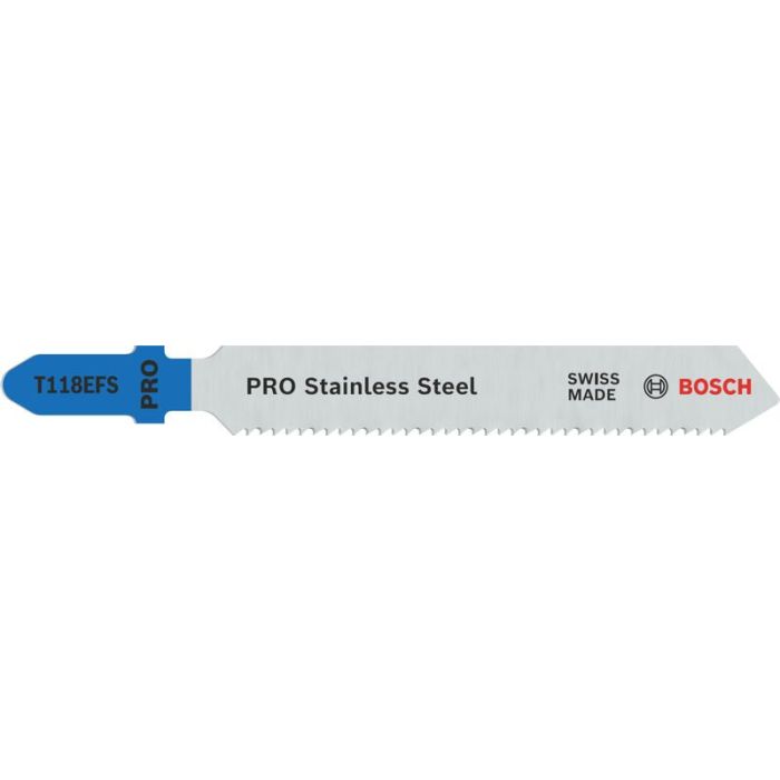 Bild von Bosch PRO Stainless Steel T118EFS Stichsägeblatt, 83 mm, 5-tlg.
