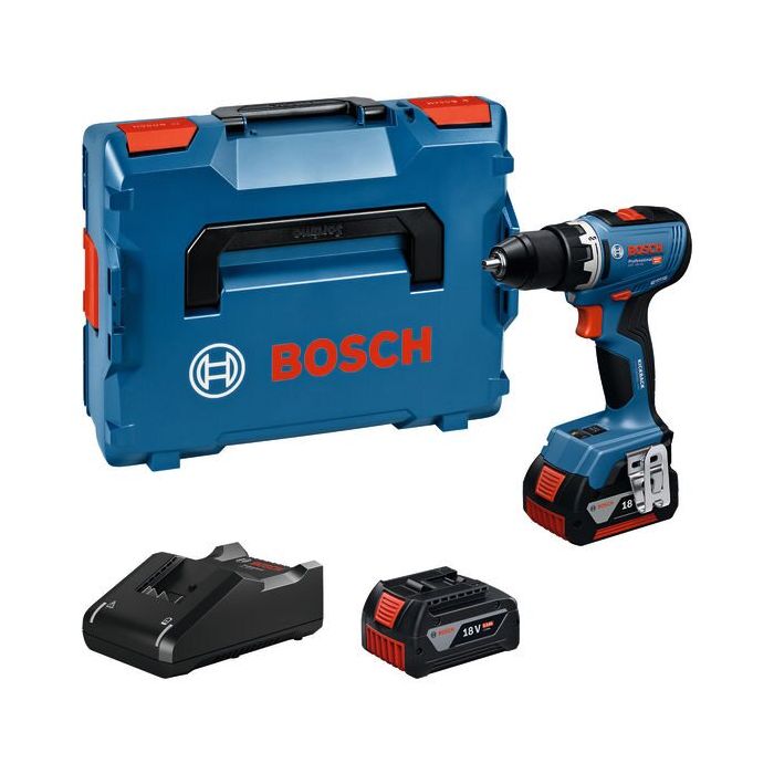 Foto von Bosch Akku-Bohrschrauber GSR 18V-65, 2 x Akku GBA 18V 5.0Ah, L-BOXX 136