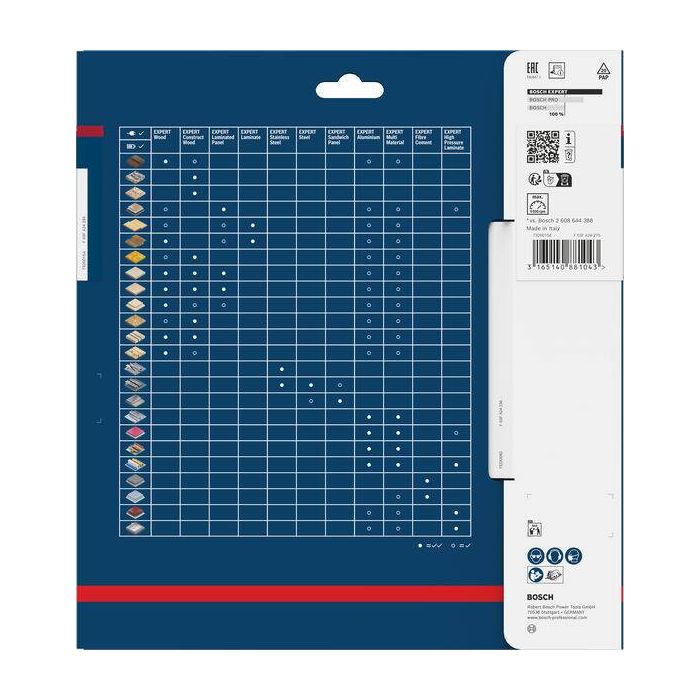 Bild von Bosch EXPERT High Pressure Laminate Kreissägeblatt, 210x2,8/1,8x30 mm, Z60 Bild von Bosch EXPERT High Pressure Laminate Kreissägeblatt, 210x2,8/1,8x30 mm, Z60