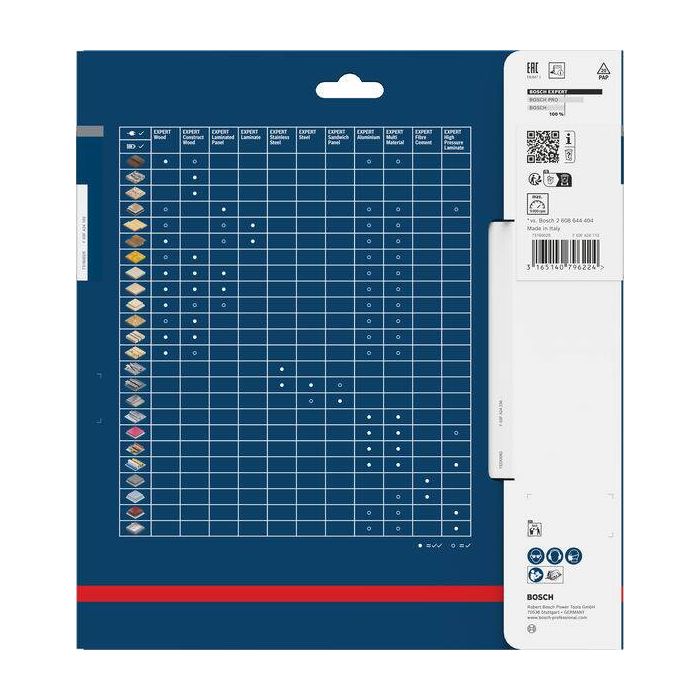 Bild von Bosch EXPERT Wood Kreissägeblatt, 210x2,4/1,6x30 mm, Z40 Bild von Bosch EXPERT Wood Kreissägeblatt, 210x2,4/1,6x30 mm, Z40
