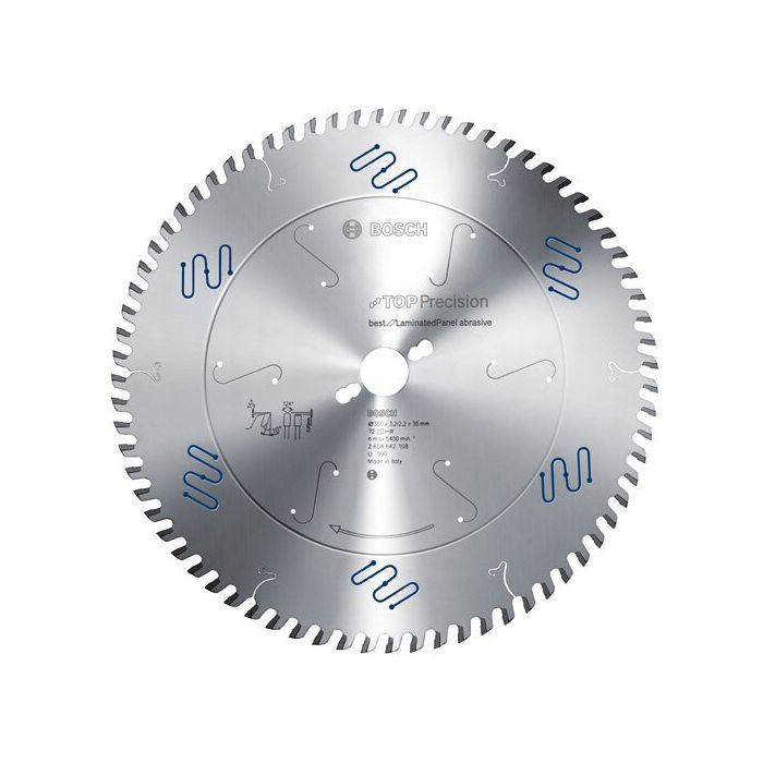 Bild von Bosch Kreissägeblatt Top Precision Best for Laminated Panel Abrasive 350x30x3,2 mm, 72
