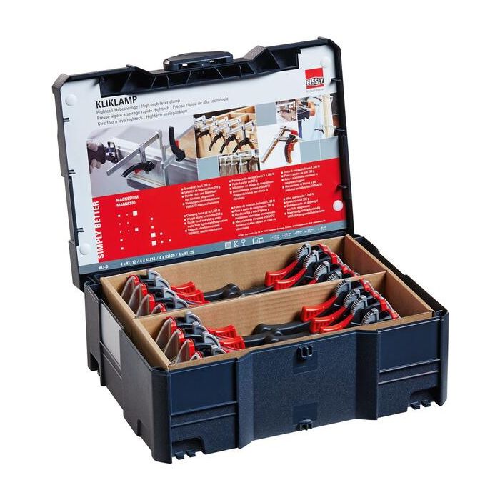 Bild von Bessey Kliklamp Systainer bestehend aus: 4 x KLI 12, Bild von Bessey Kliklamp Systainer bestehend aus: 4 x KLI 12,