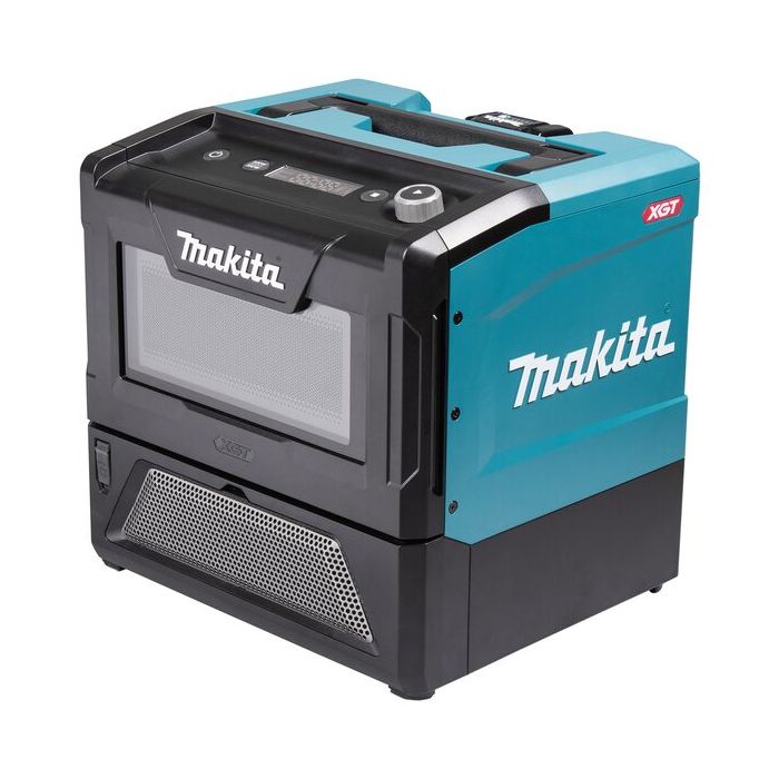 Foto von Makita Akku-Mikrowelle MW001GZ für 40 Volt Akkus, ohne Akkus, ohne Ladegerät Foto von Makita Akku-Mikrowelle MW001GZ für 40 Volt Akkus, ohne Akkus, ohne Ladegerät