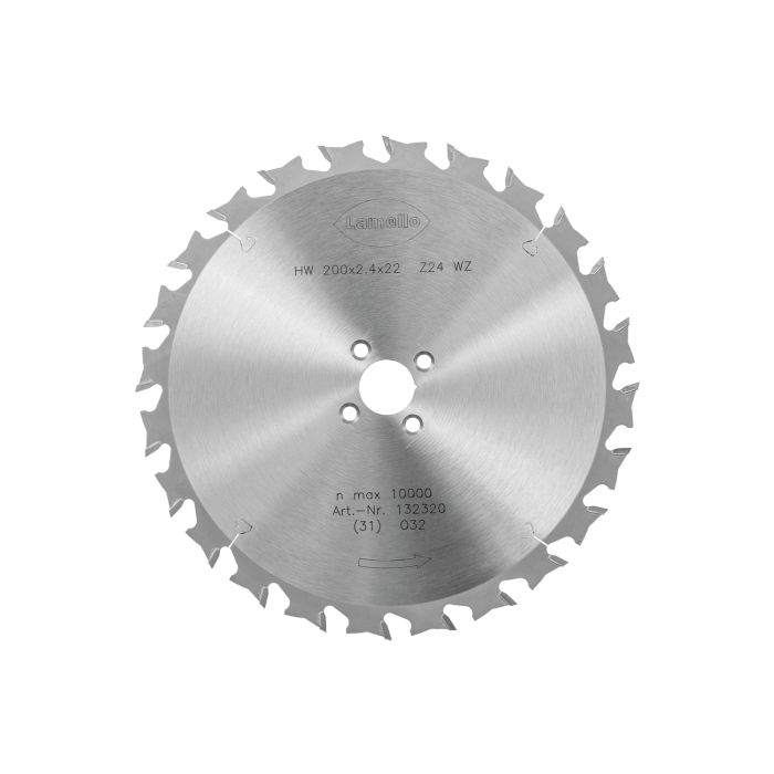 Bild von Lamello Tanga Delta Sägeblatt, HW, Ø200x2.4xØ22 mm, Z24, NL 4