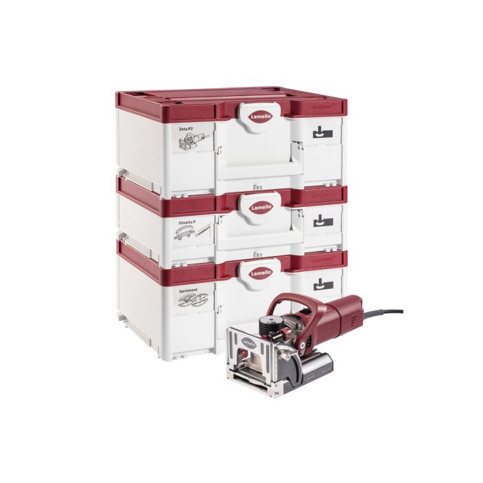 Foto von Lamello Zeta P2 Set, DP, Stecker Typ F Schuko, im Systainer3 M inkl. Verbindersortiment