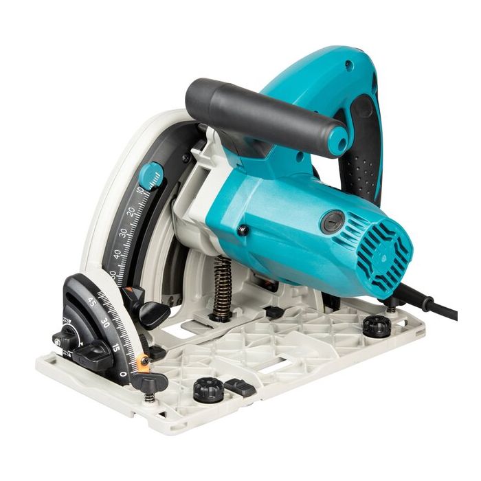 Bild von Makita Tauchsäge SP6000J1 55 mm Schnitttiefe, 1.300 Watt, 200-5200 U/min.mit Führungsschiene 1.400 m Bild von Makita Tauchsäge SP6000J1 55 mm Schnitttiefe, 1.300 Watt, 200-5200 U/min.mit Führungsschiene 1.400 m