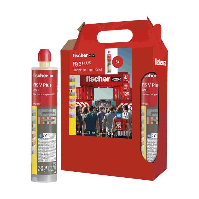 Bild von Fischer Hochl.mörtel FIS V Plus 300 T (Sixpack)