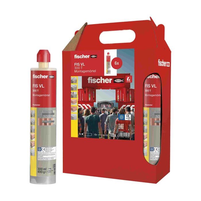 Bild von Fischer Montagemörtel FIS VL 300 T (Sixpack)