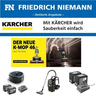 Jetzt kommt der Frühling! Mit Kärcher wird Sauberkeit einfach.