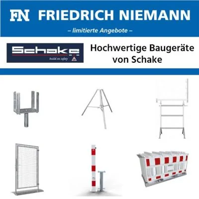 Hochwertige Baugeräte von Schake. Genau das, was Sie für Ihre Baustelle brauchen! 