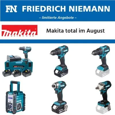 Makita total im August