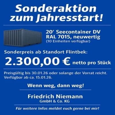 Sonderaktion zum Jahresstart