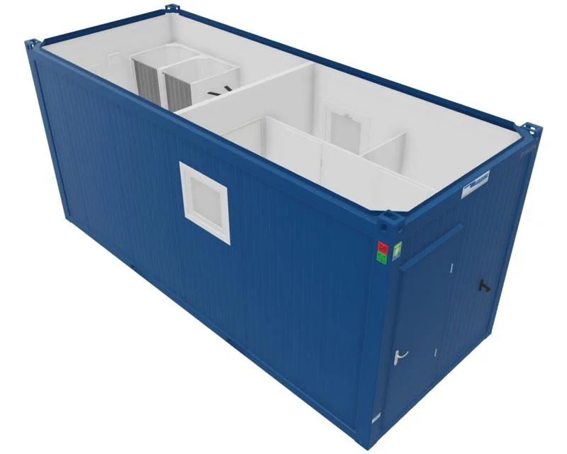 Containex Sanitärcontainer 20 Fuß für Damen und Herren