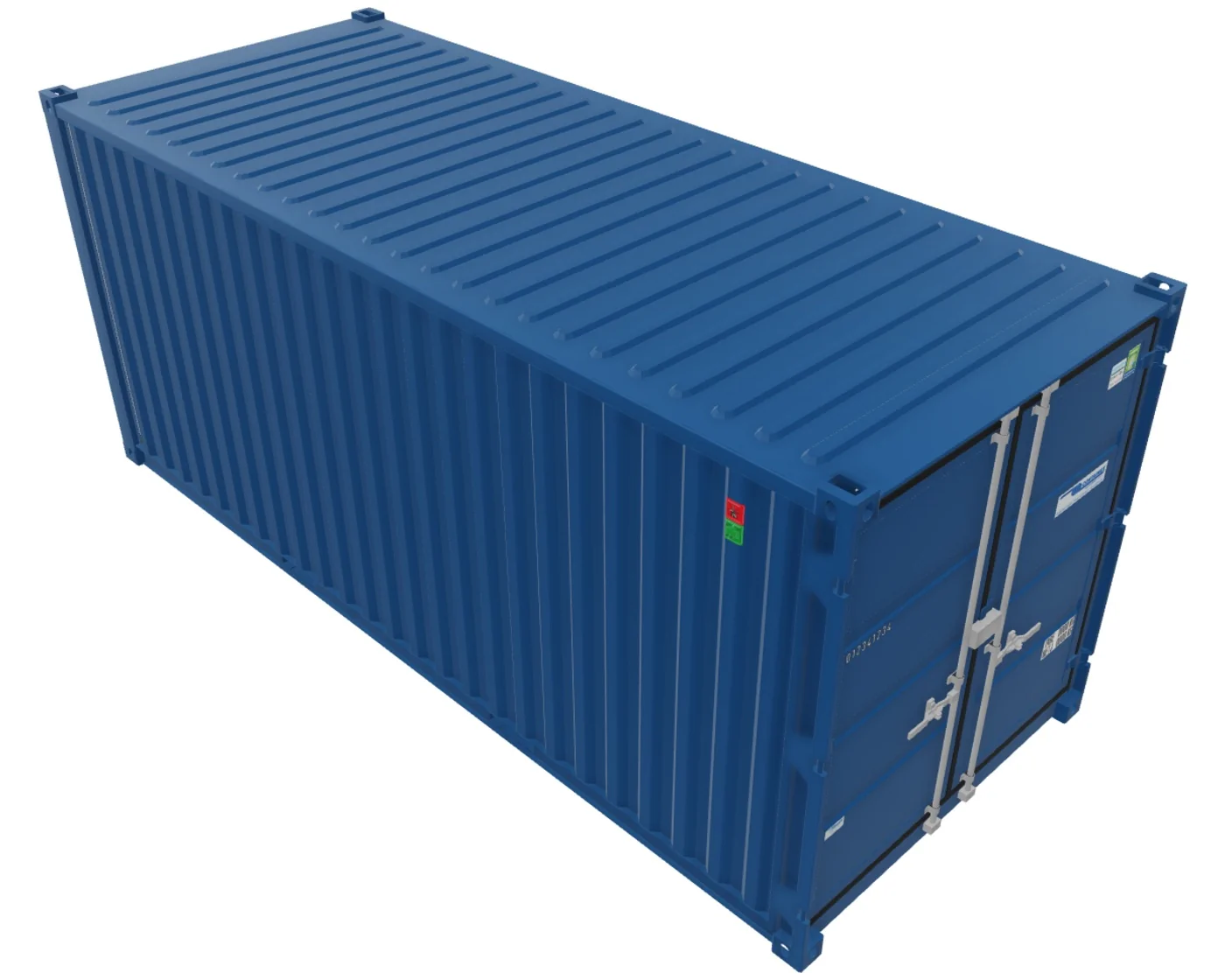 CONTAINEX Lagercontainer 20 Fuß – Beispielabbildung
