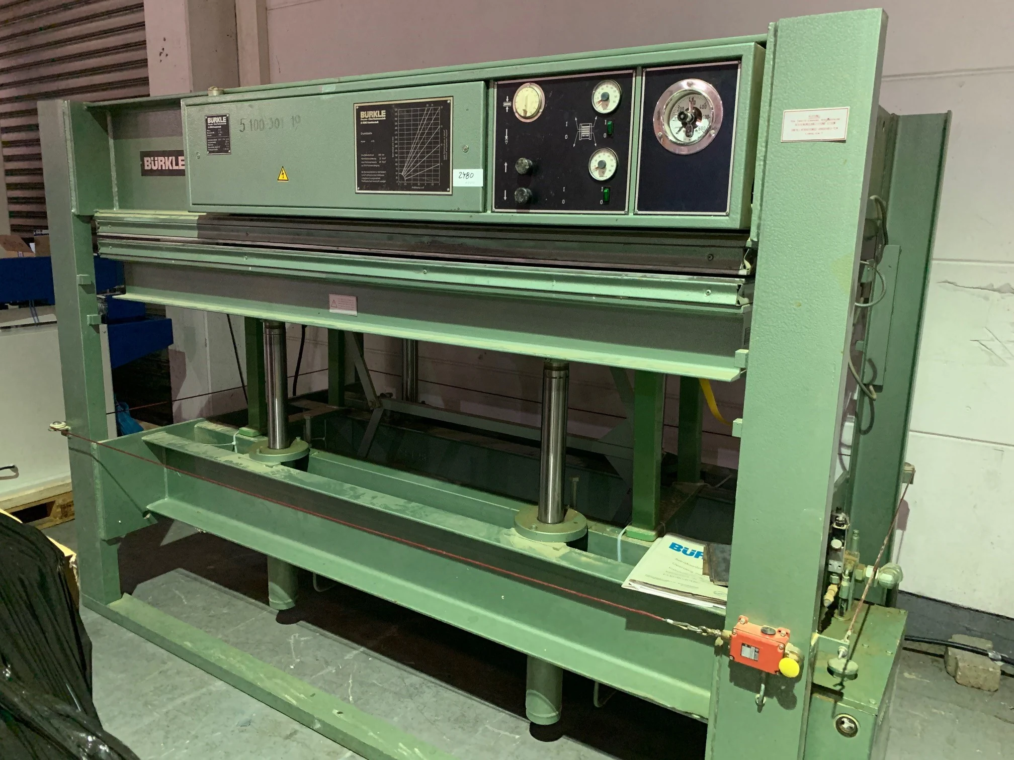 B&uuml;rkle Furnierpresse U 60