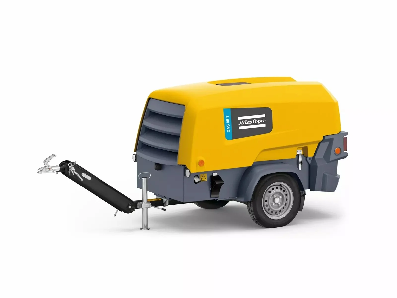 Atlas Copco Kompressor zur Miete für Baustelle Handwerk Industrie und Druckluftversorgung
