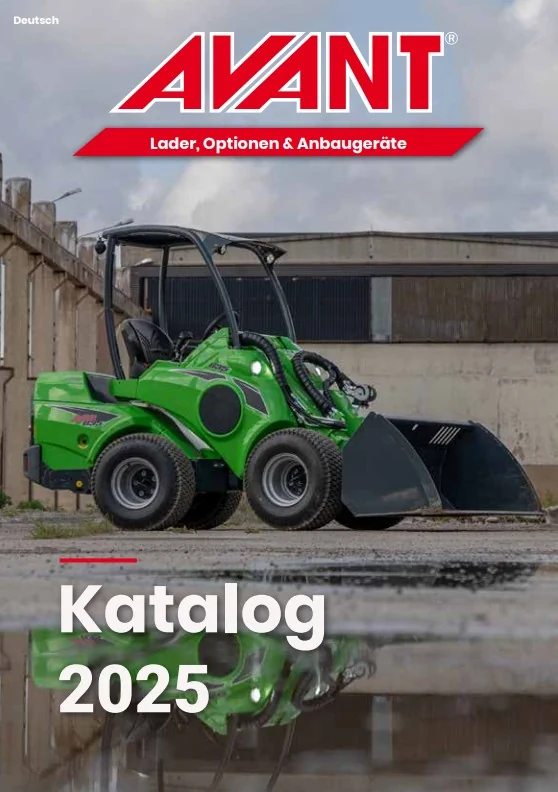 Avant Gesamtkatalog für Radlader und Anbaugeräte