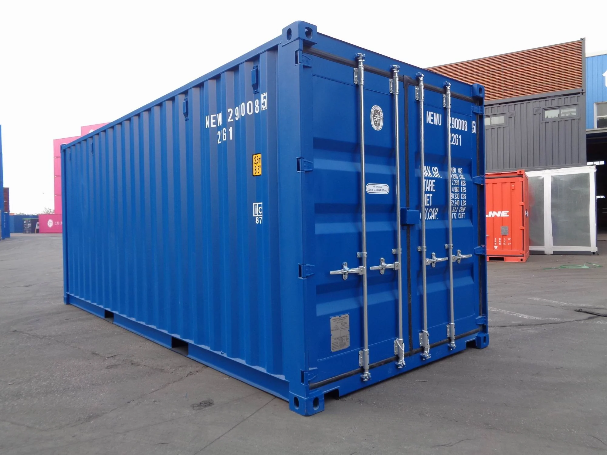 Baucontainer für Baustellen und Betriebsgelände