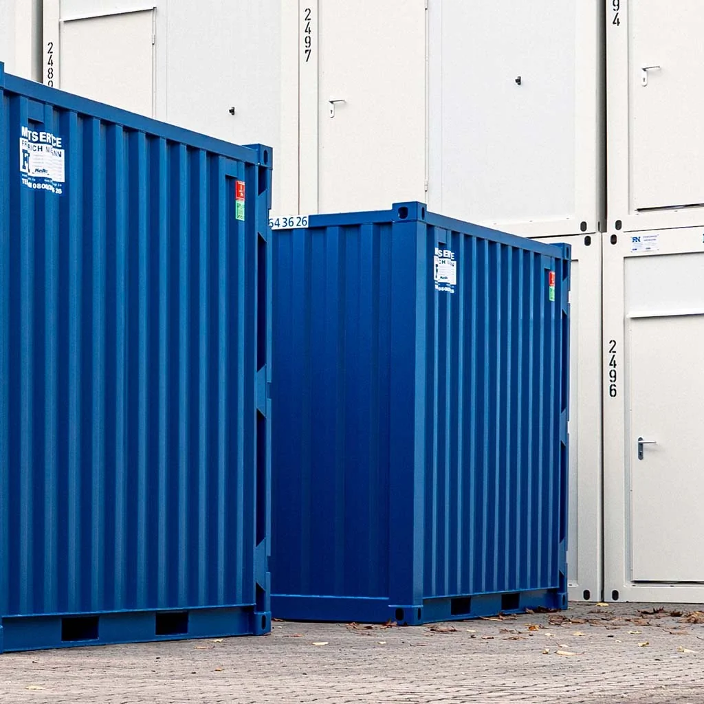 Lager- und Materialcontainer zur Miete für Baustelle und Betrieb