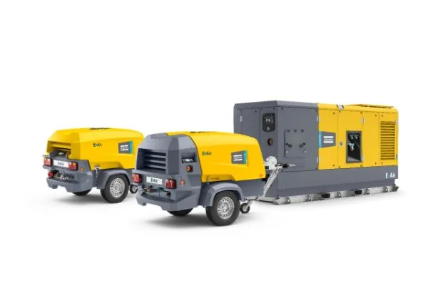 Atlas Copco Stromerzeuger zur Miete für Baustelle Industrie Notstrom und mobile Energieversorgung