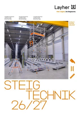 Layher Steigtechnik Preisliste 25/26 als PDF öffnen