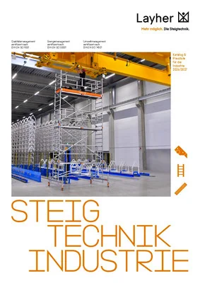 Steigtechnik Industrie 26-27 Katalog als PDF öffnen