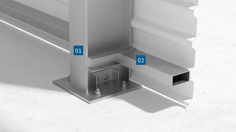 H-Hallenkonstruktion von HALTEC