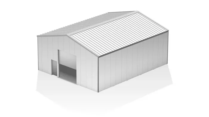 HALTEC BASIC Leichtbauhalle der Schutzklasse 5 – wärmegedämmt