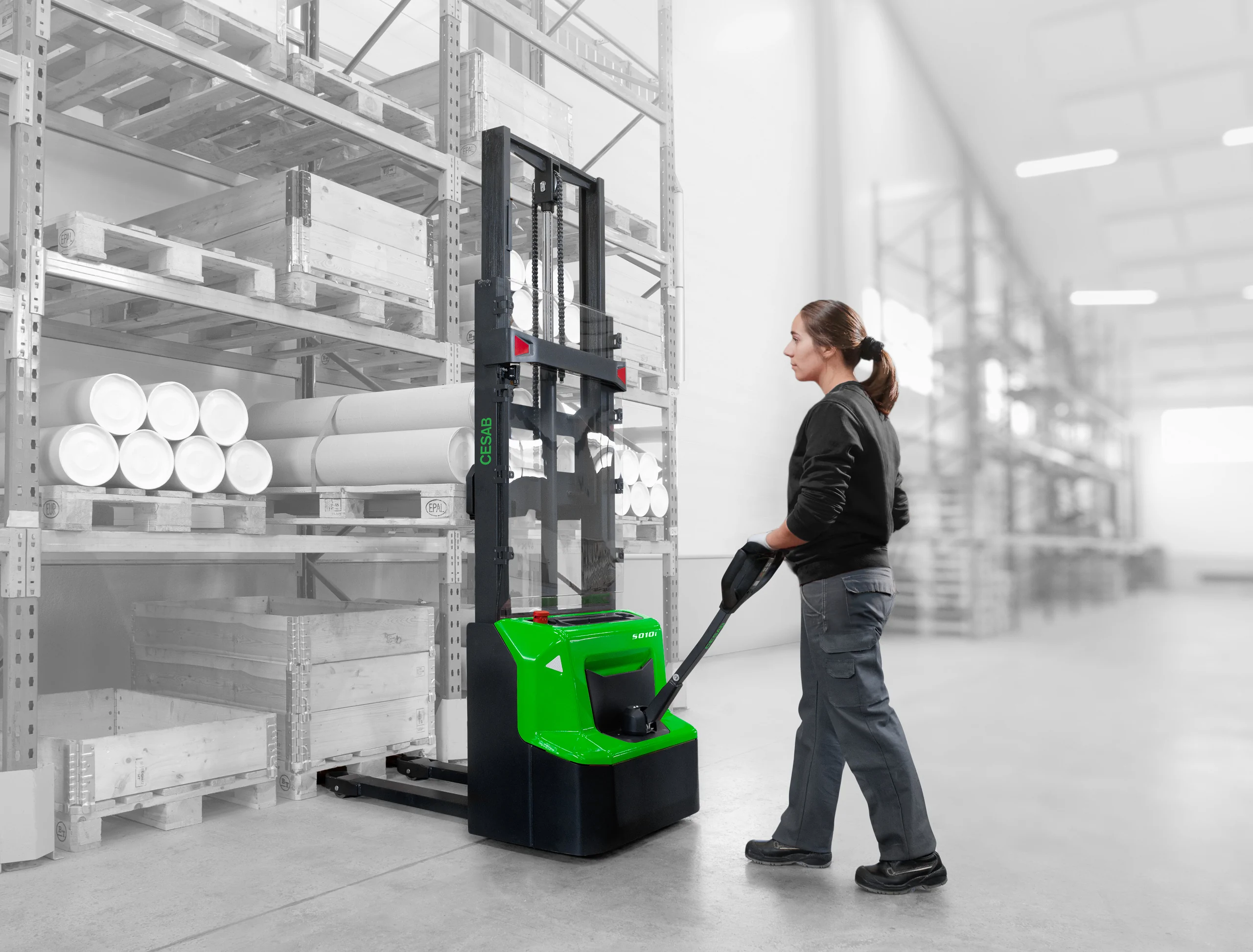 Deichselstapler Elektro Hochhubwagen Deichselstapler Elektro Hochhubwagen