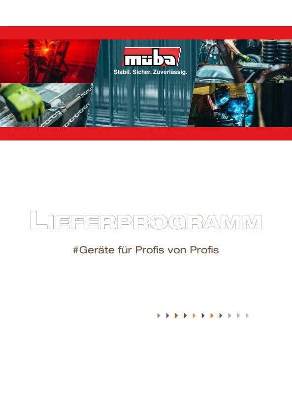 Müba Lieferprogramm als PDF öffnen
