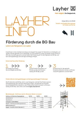 BG Bau Förderung Katalog als PDF öffnen