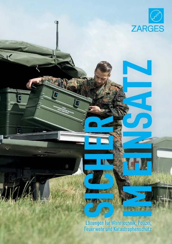 Zarges Defence Katalog als PDF öffnen