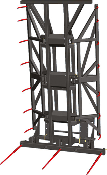Manitou Ballenzange für Vierkantballen