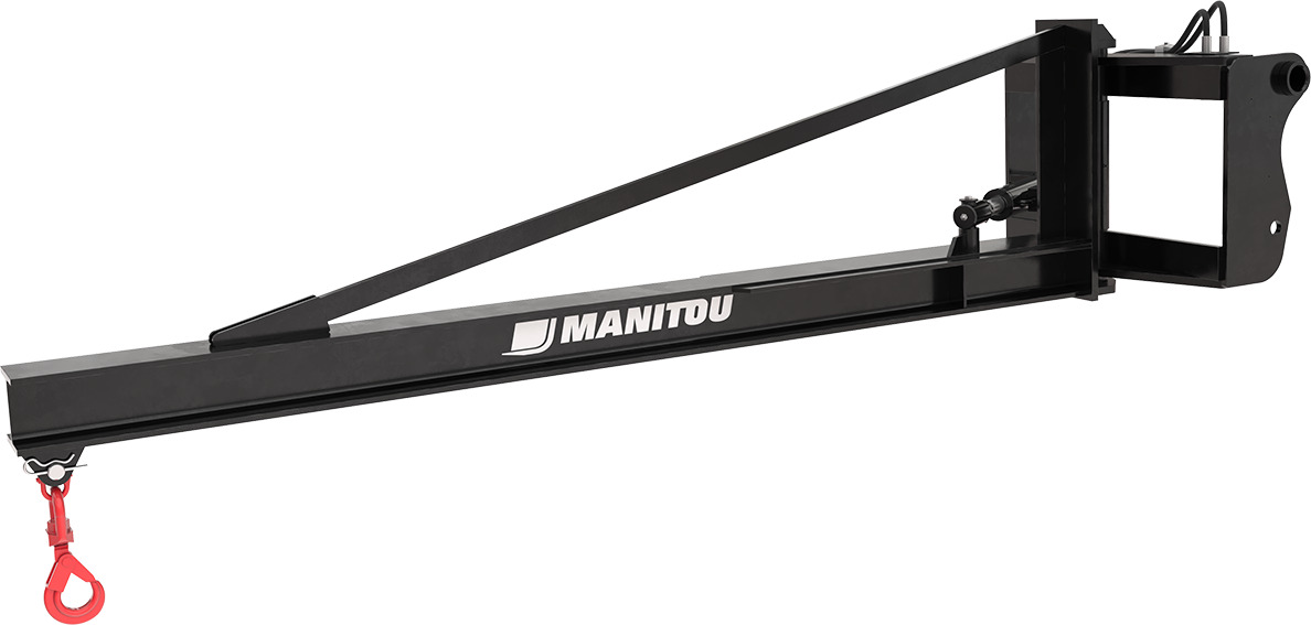 Manitou Schwenkbarer Kranausleger mit Haken