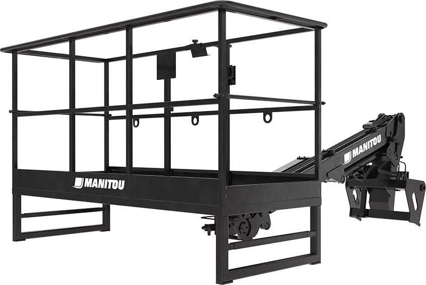Manitou Ausleger-Arbeitsbühne mit positivem Bereich