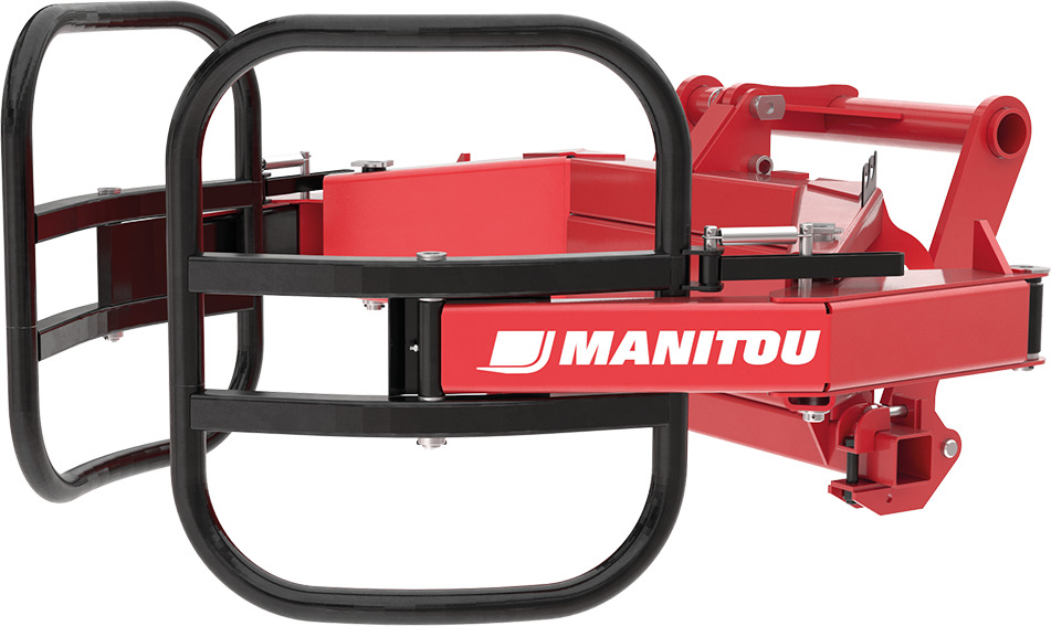 Manitou Ballenzange für umwickelte Rundballen
