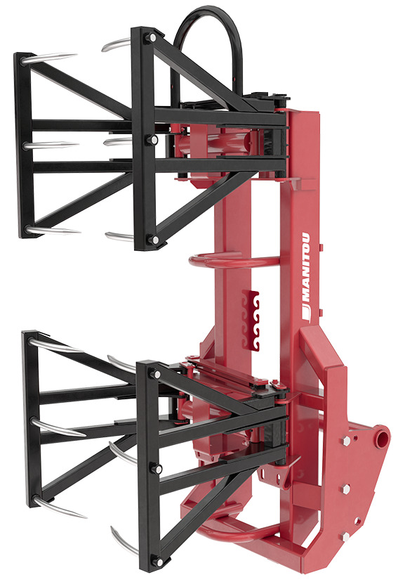 Manitou Ballenzange für Rund- und Vierkantballen