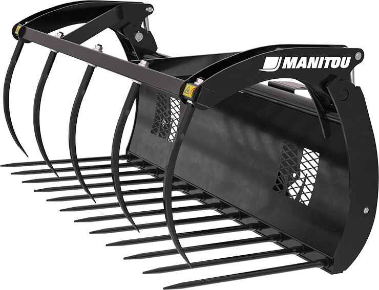 Manitou Mistspieß mit Greifer
