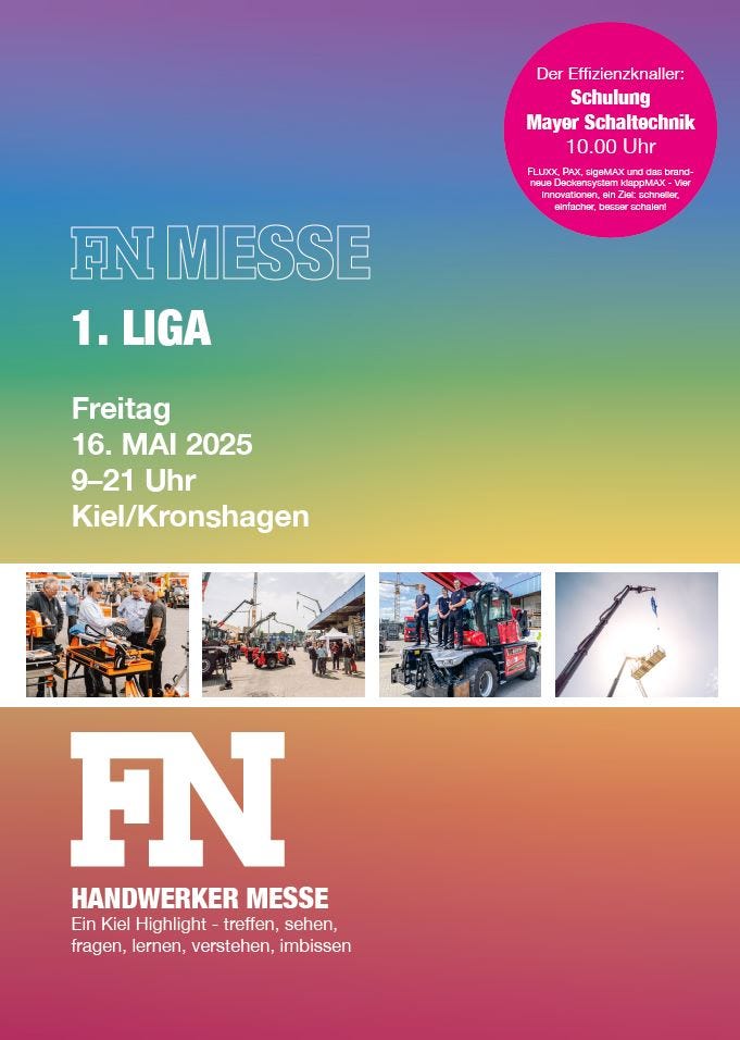 Messe Einladung Kiel am 16.05.2025 von 9 - 21 Uhr