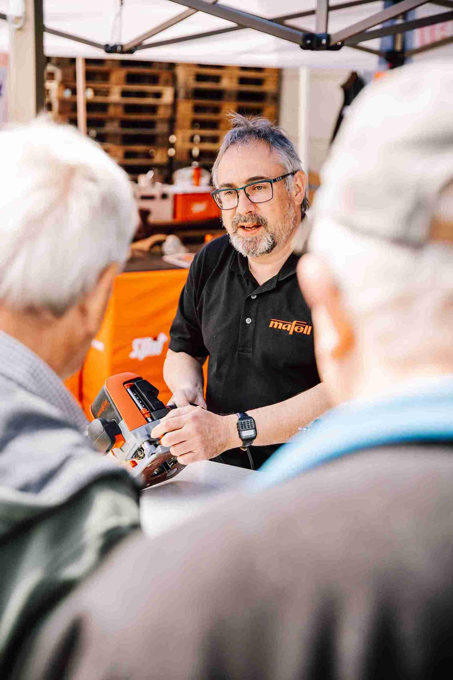 Mafell bei der Hausmesse