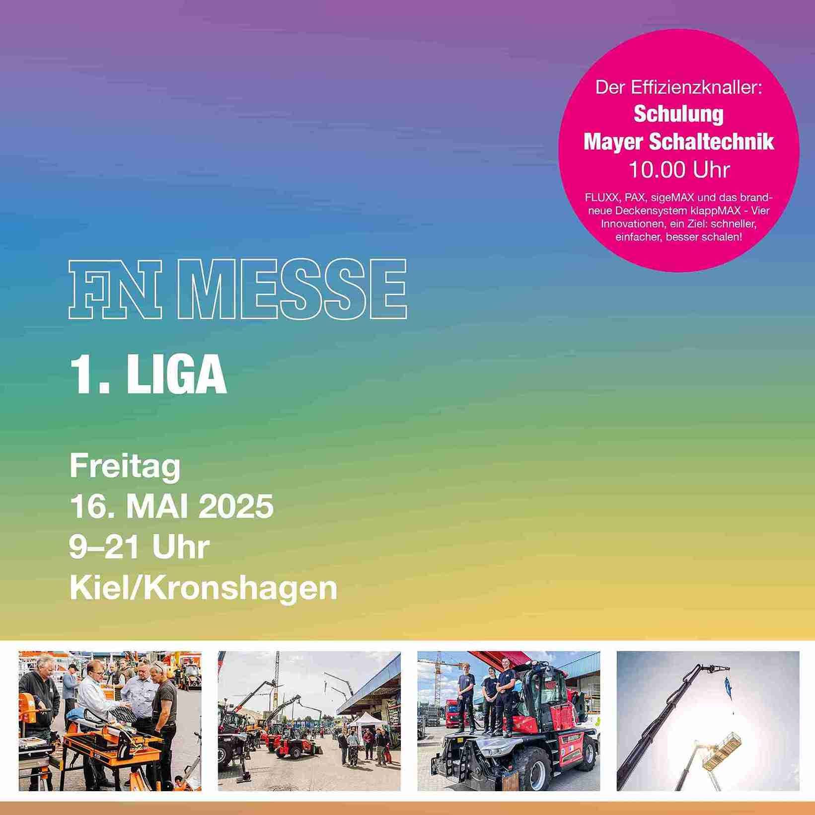 Einladung zur FN Hausmesse am 16.05.2025
