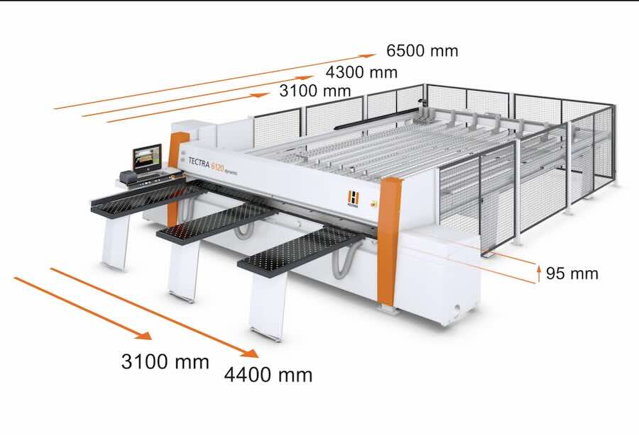 Plattensägen der TECTRA 6120 Serie Plattensägen der TECTRA 6120 Serie